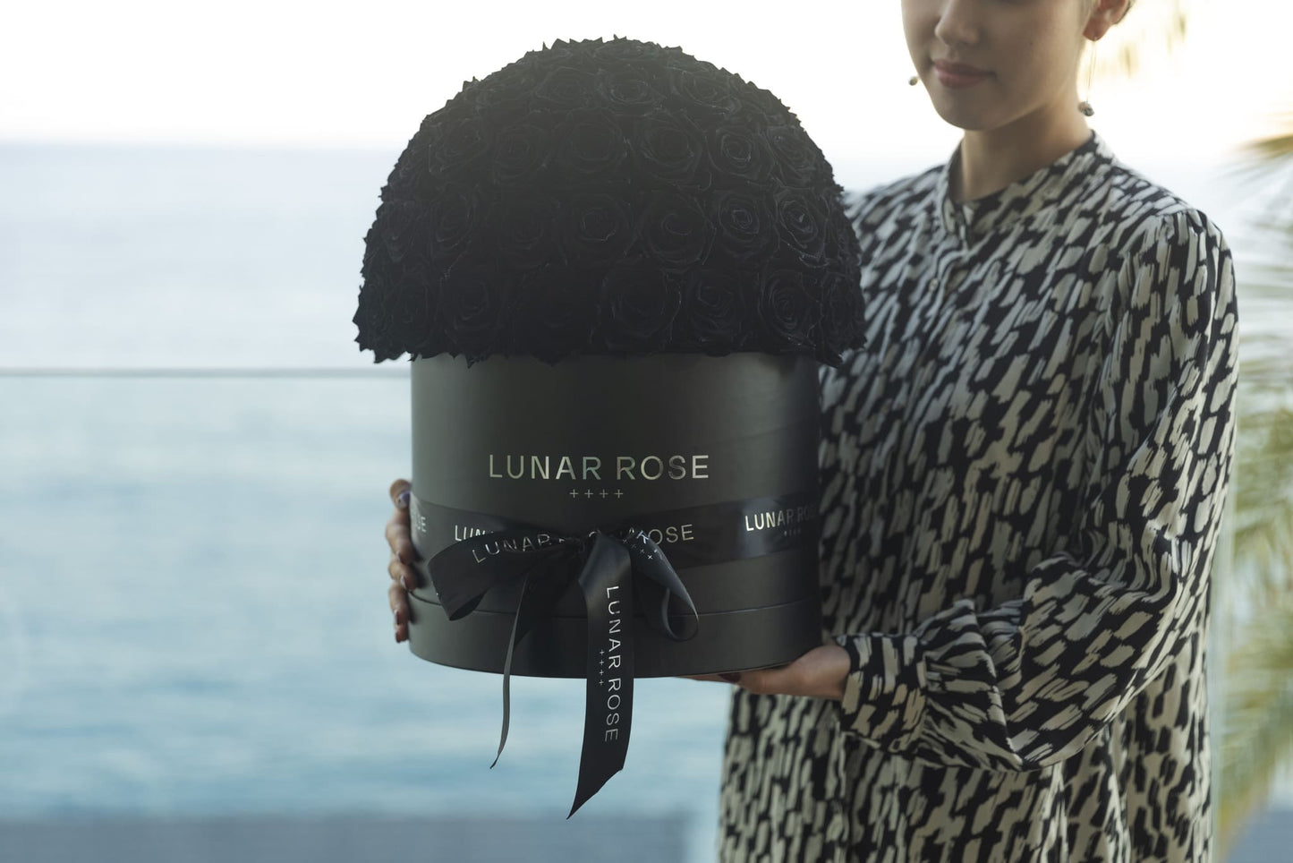 ROSE DOME Black L