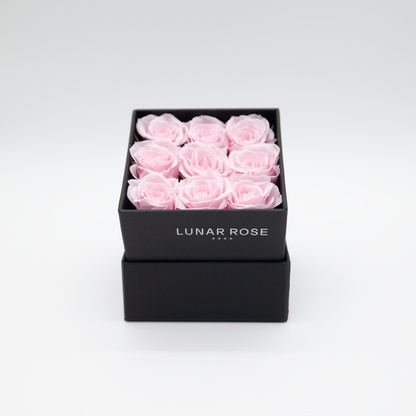 Square Rose Box 9 mini roses