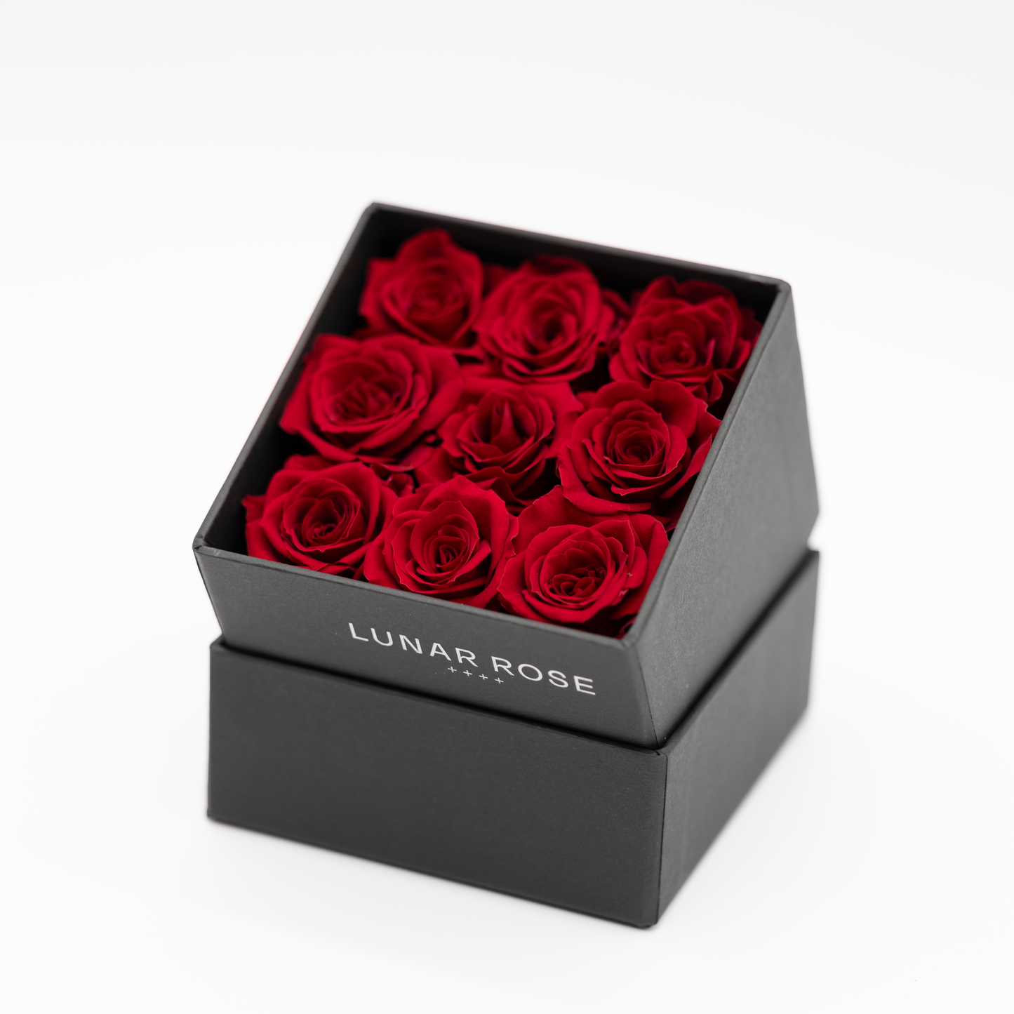 Square Rose Box 9 mini roses