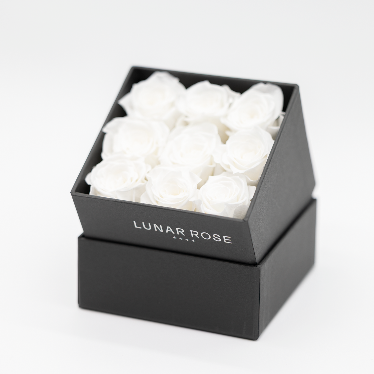 Square Rose Box 9 mini roses